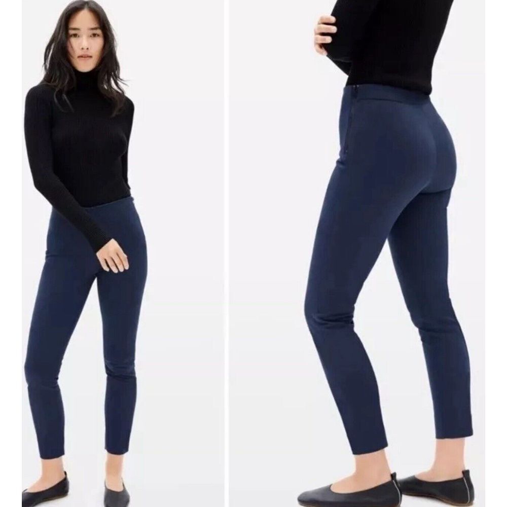 Everlane Women's Skinny Pants - Blue - Picture 2 of 6